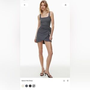 Wilfred Gray Wrap Dress